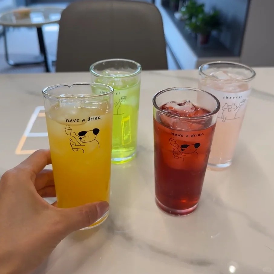 ☕️ins风玻璃杯两件套上新了