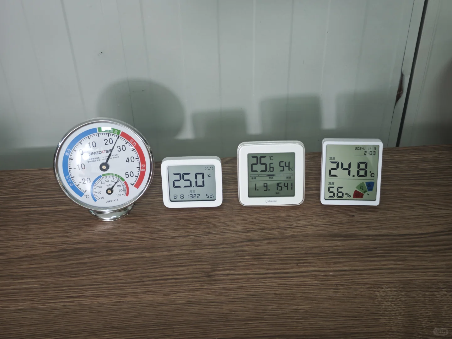 4款温湿度计对比 哪个牌子精准