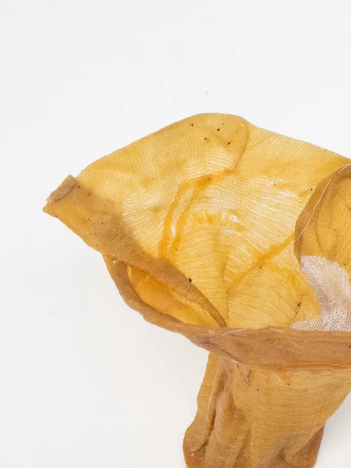 器物制作，松脂面料的柔韧