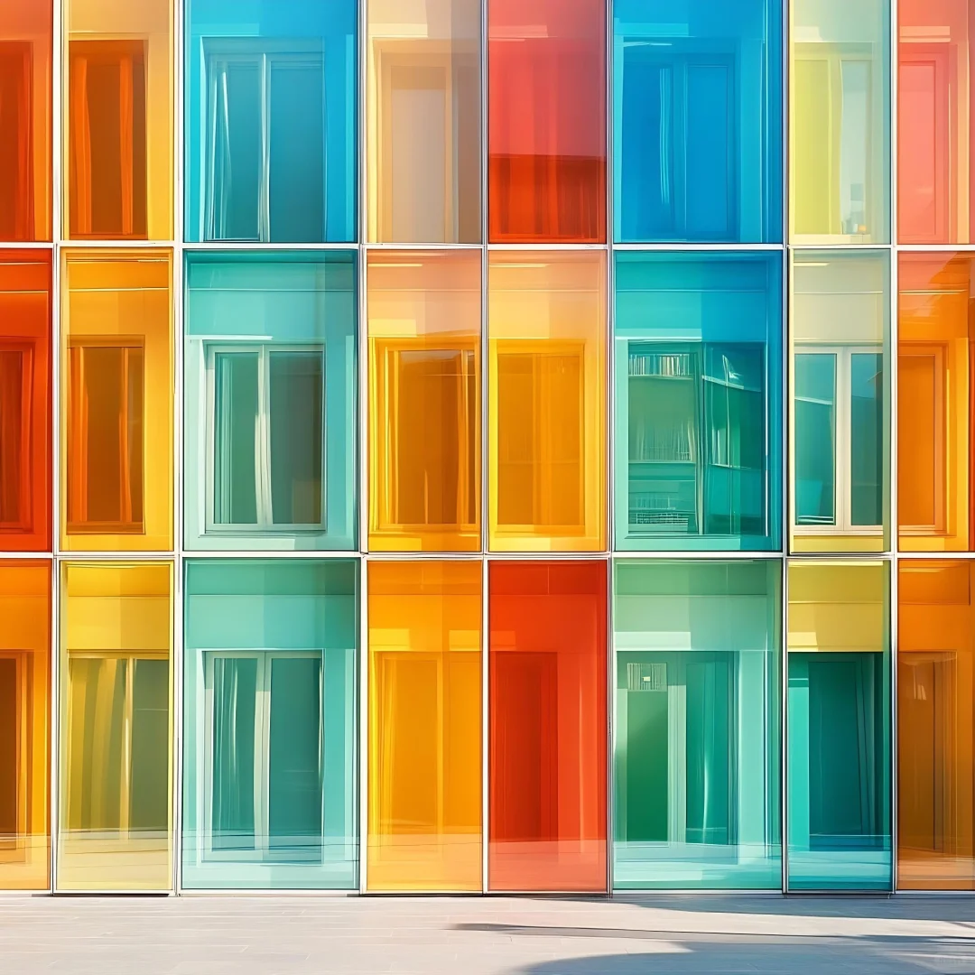 建筑材料:彩色玻璃