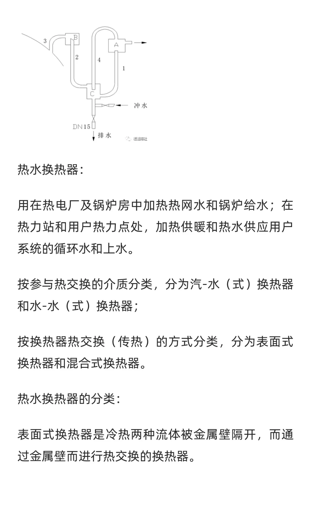 集中供热系统的热力站及其主要设备