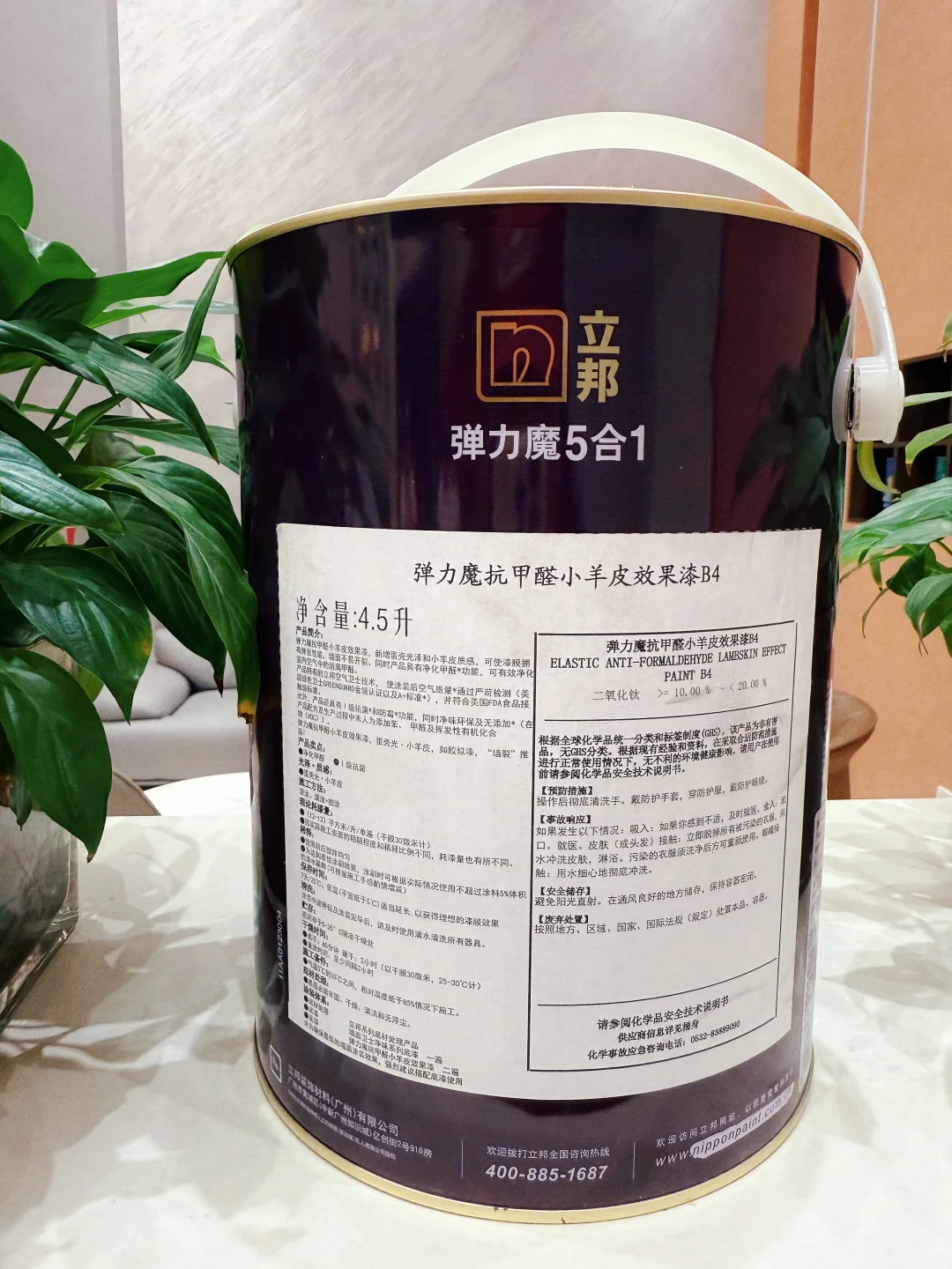 立邦弹力膜抗甲醛五合一