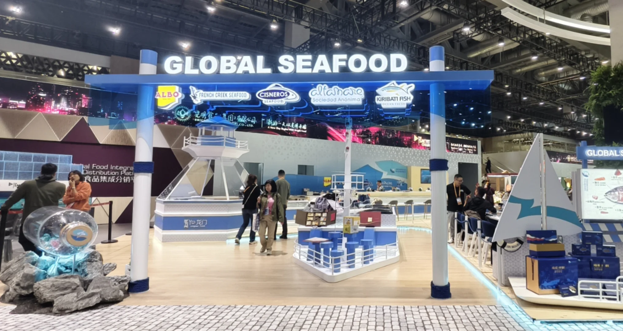 进博会首日！1号食品馆的好看展位