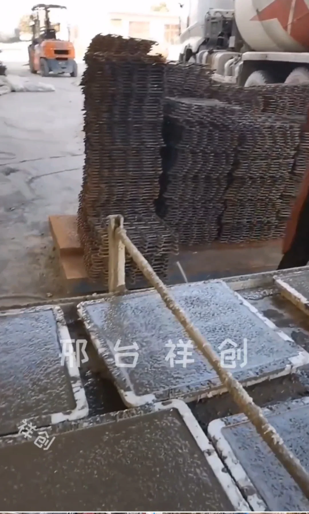 祥创水泥制品布料机混凝土预制设备