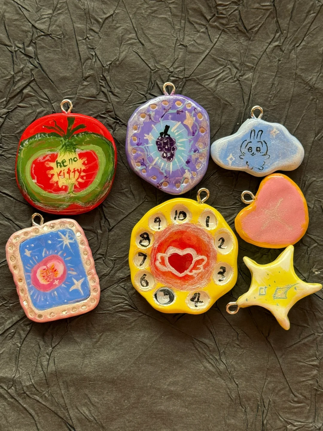 无聊?用石塑粘土做了好多小东西