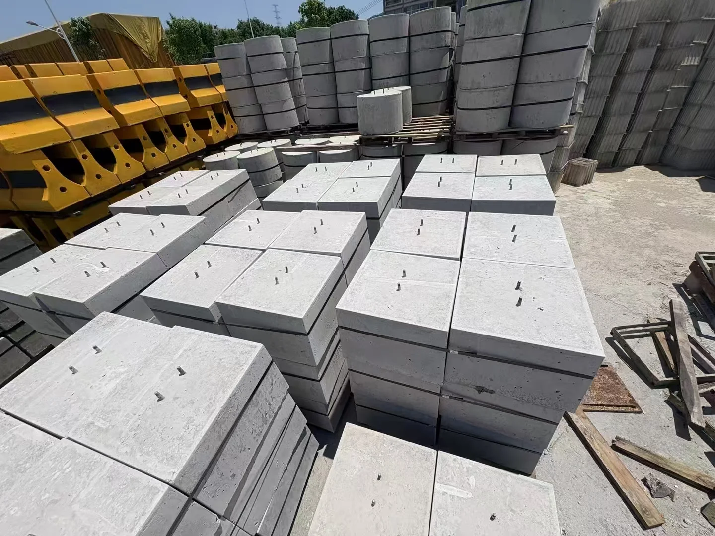 江苏安徽上海围挡水泥墩光伏墩隔离墩