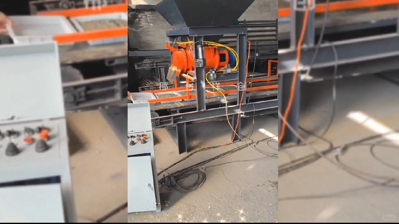 祥创水泥预制块布料机器生产线设备