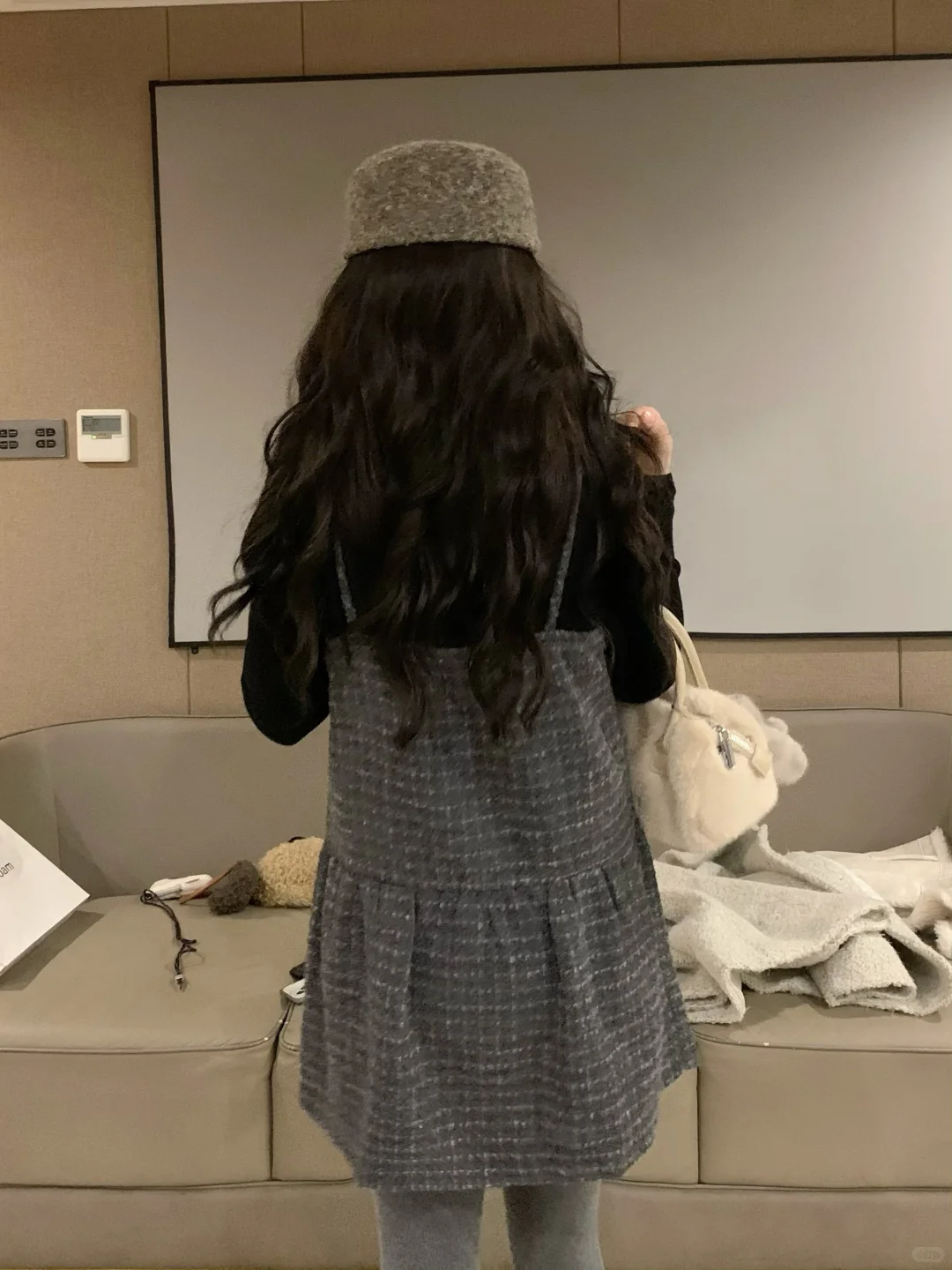 去年这个羊毛背心裙要不要复活啊