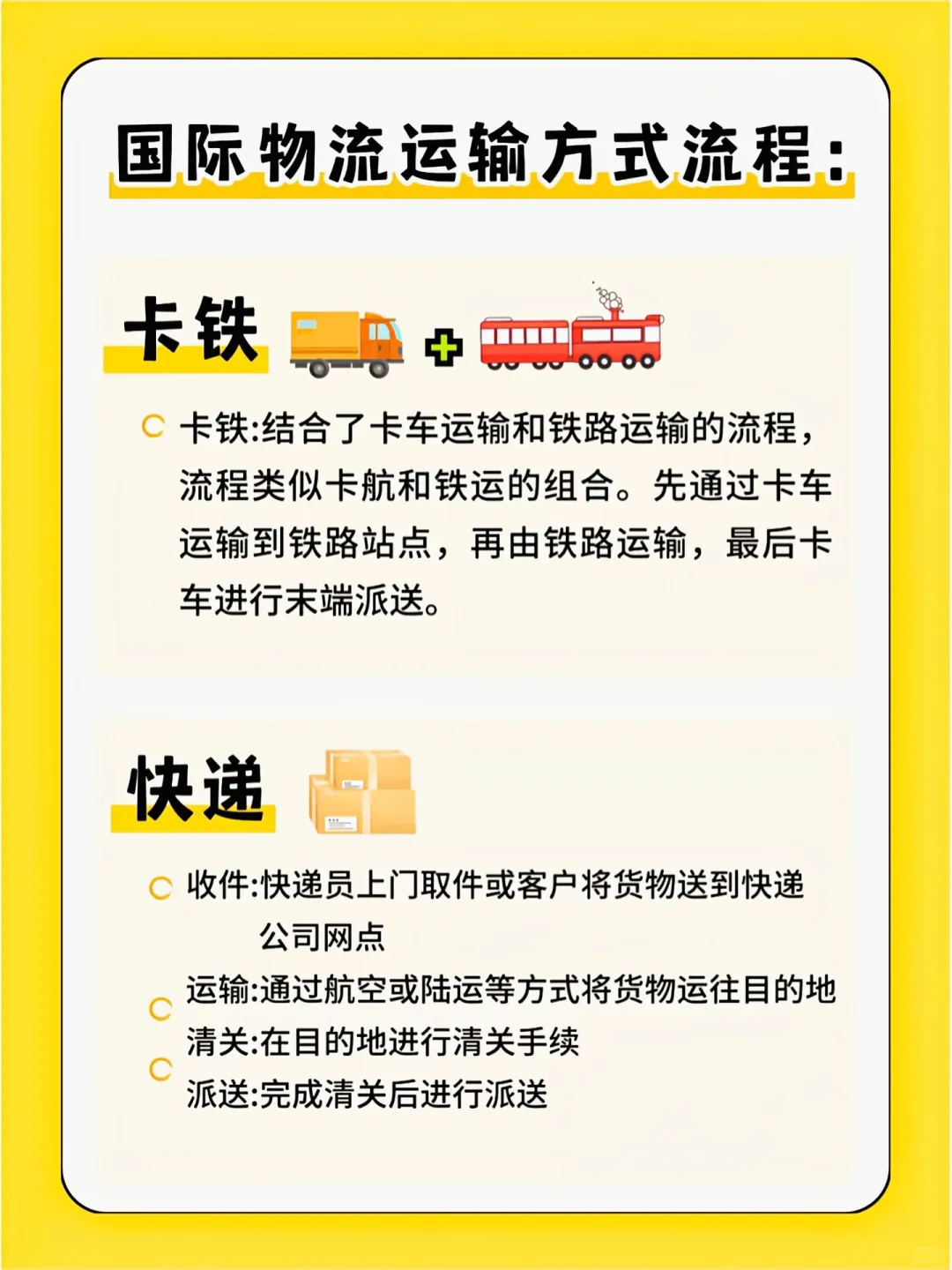 国际物流中常见的运输方式有哪些?