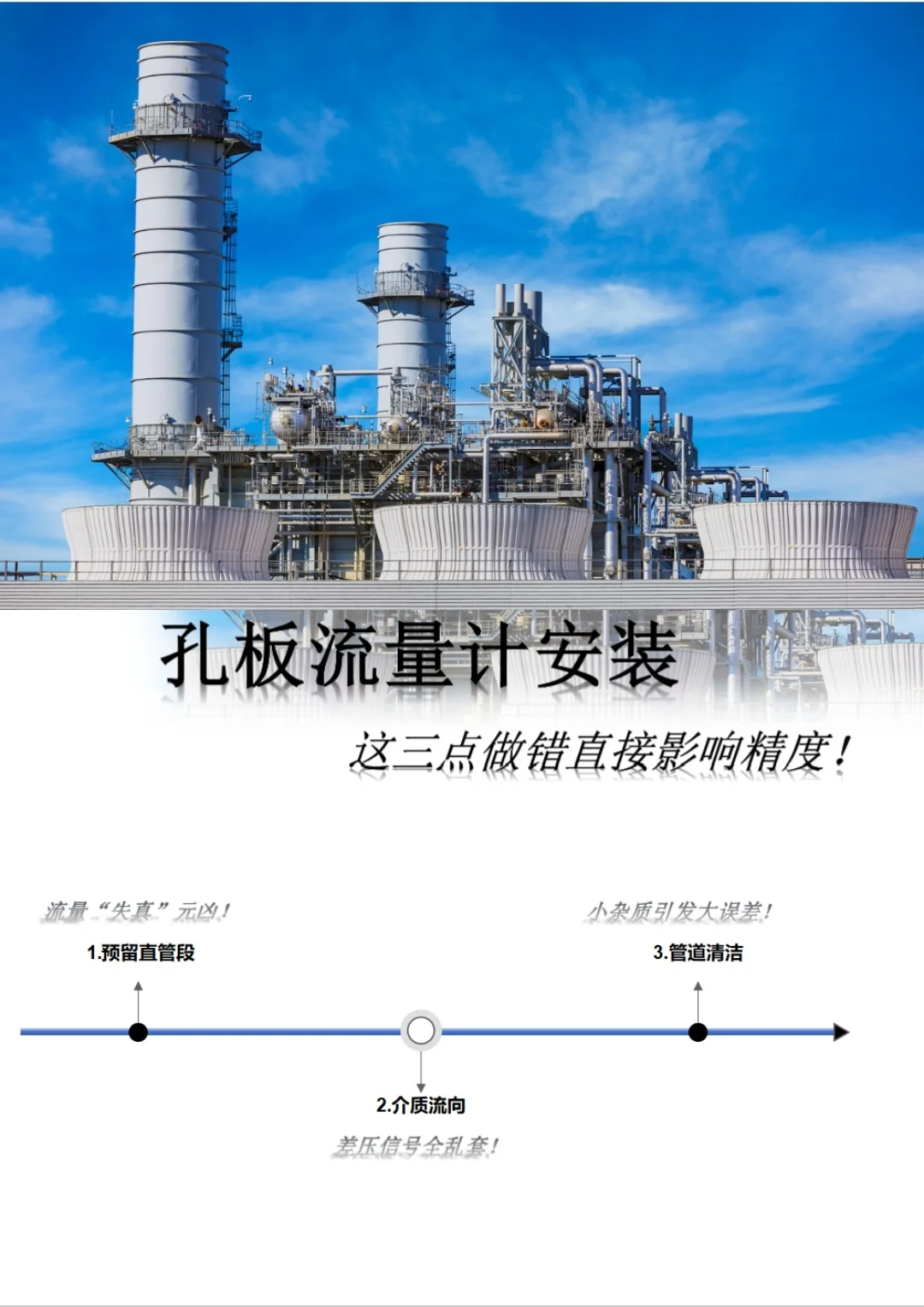 安装孔板流量计，这三点做错直接影响精度！