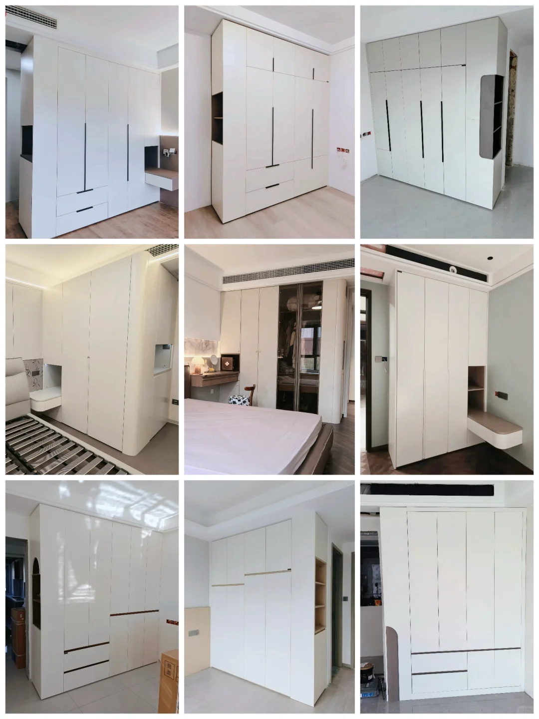 ?18款衣柜落地实景,推给近期做衣柜的人!