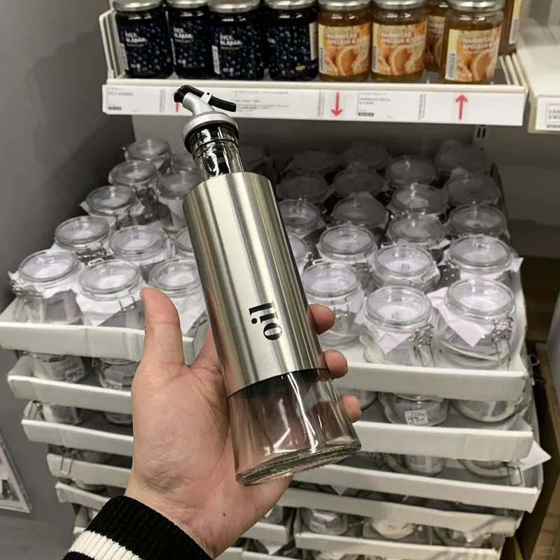 厨房必备！玻璃防漏油壶调料瓶套装来啦?