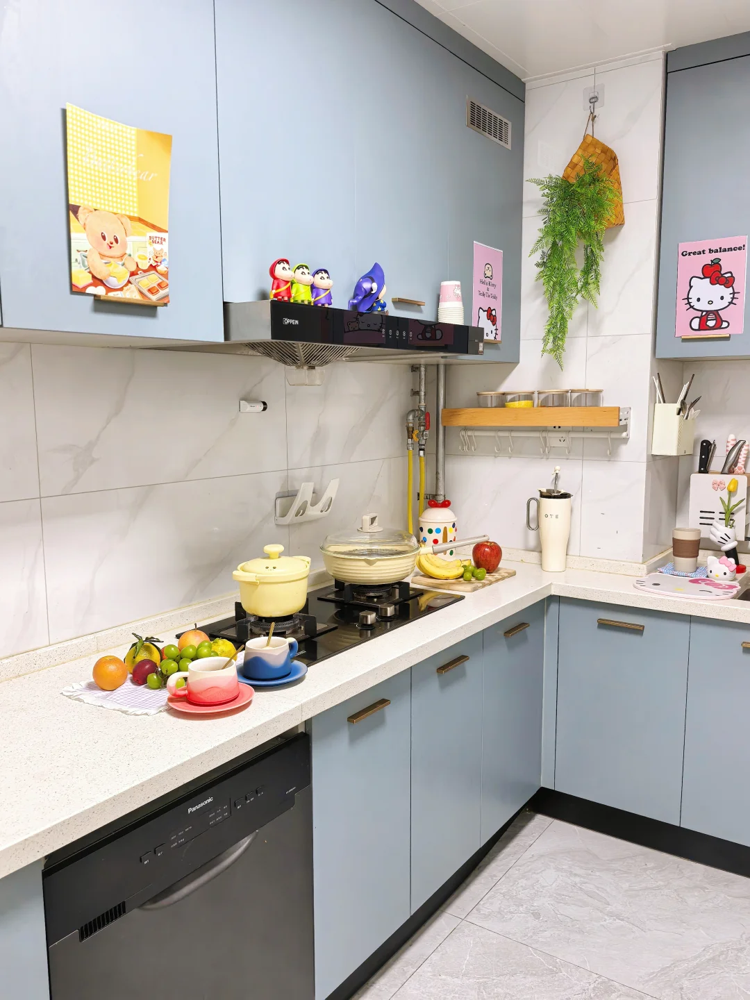 ?Dream Kitchen|好喜欢我的清新蓝小厨房