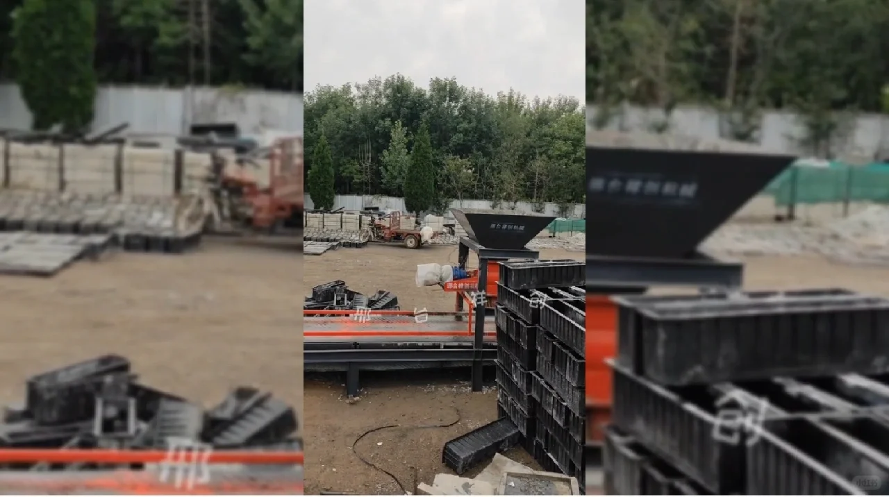 祥创通用型水泥预制块布料机器生产线设备