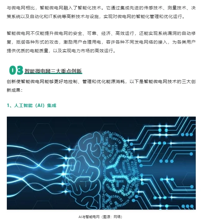 中央明确！要推进智能微电网建设