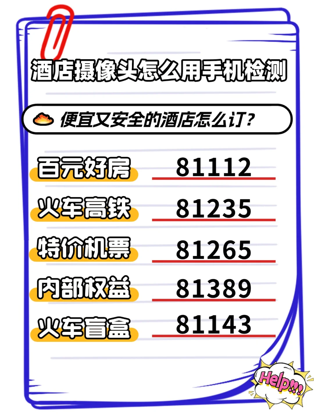 酒店摄像头用手机怎么检测呢