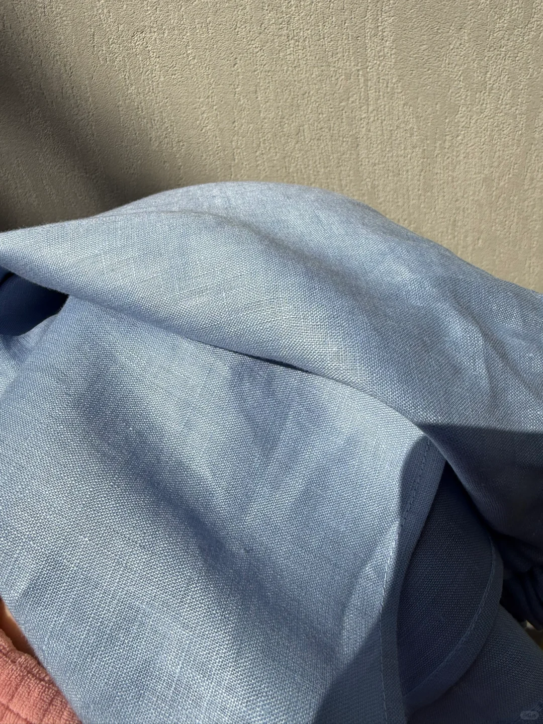 高端进口的产品全麻面料，我也是第一次接触