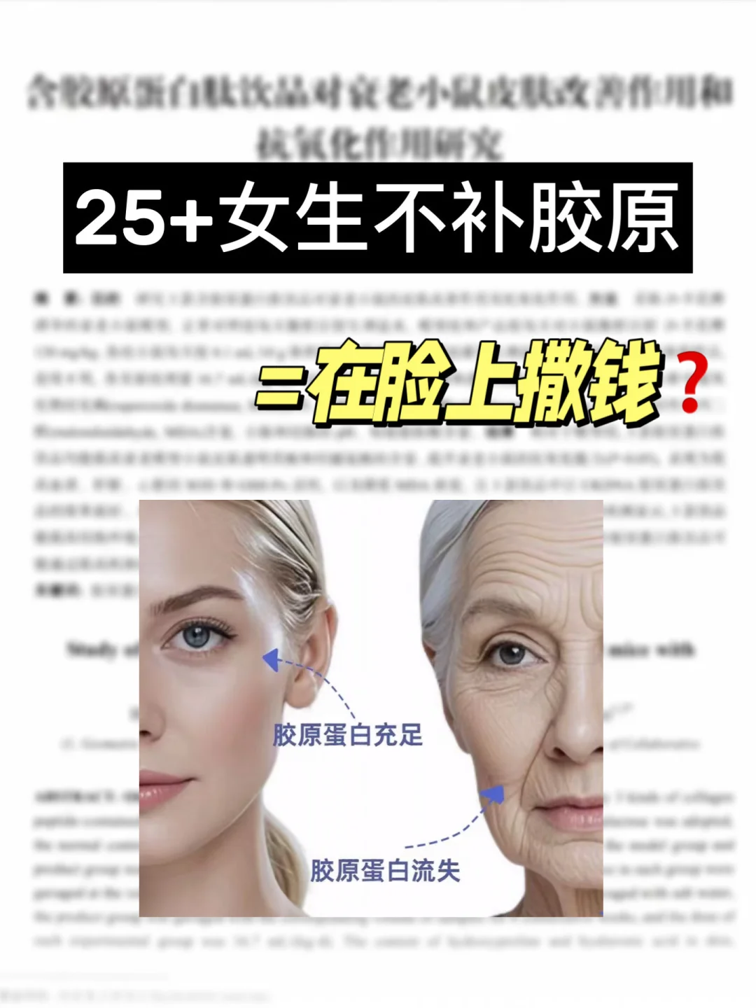 胶原蛋白才是抗老硬道理❗️