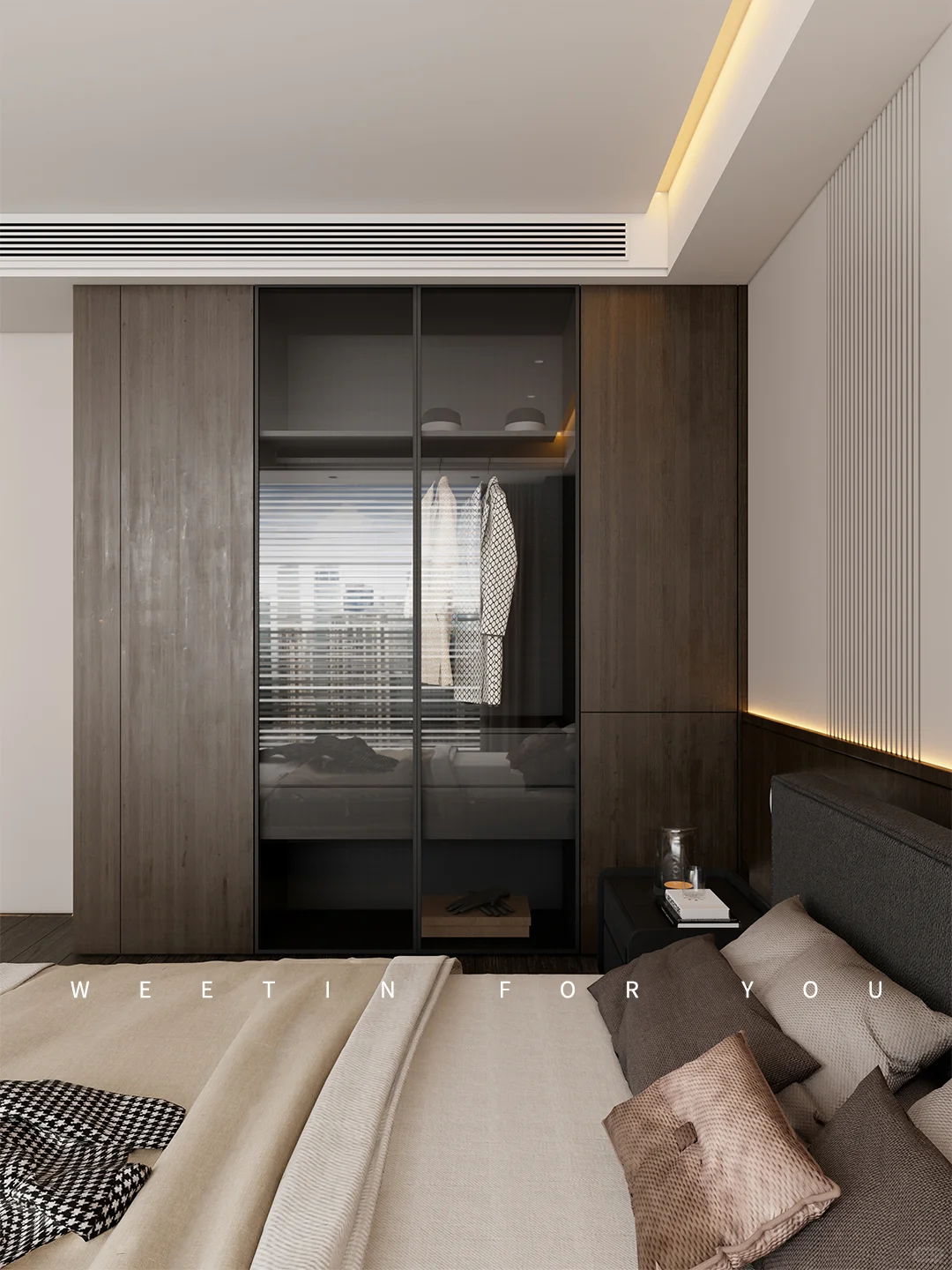 懂了，什么是高级感主卧衣柜！?