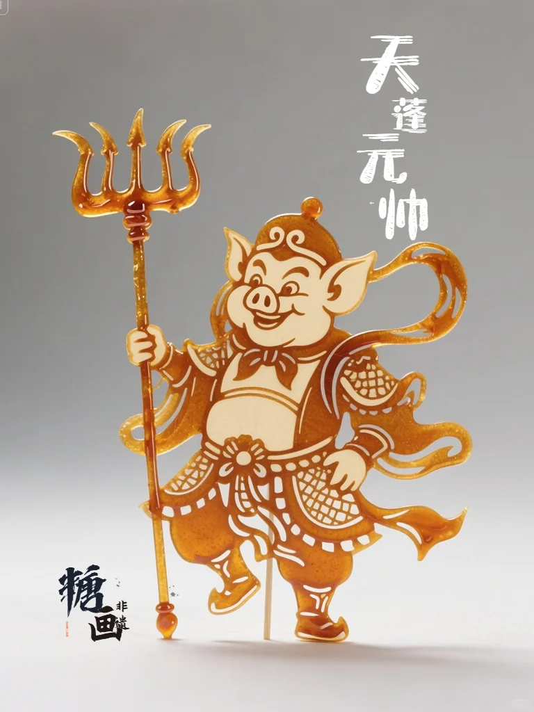 非遗糖画版西游记,谁的童年DNA动了!