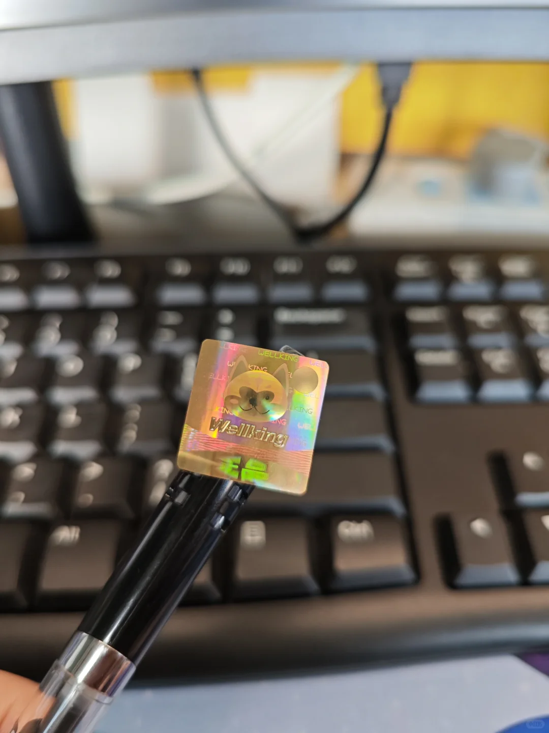 竟然有这么可爱的防伪标签