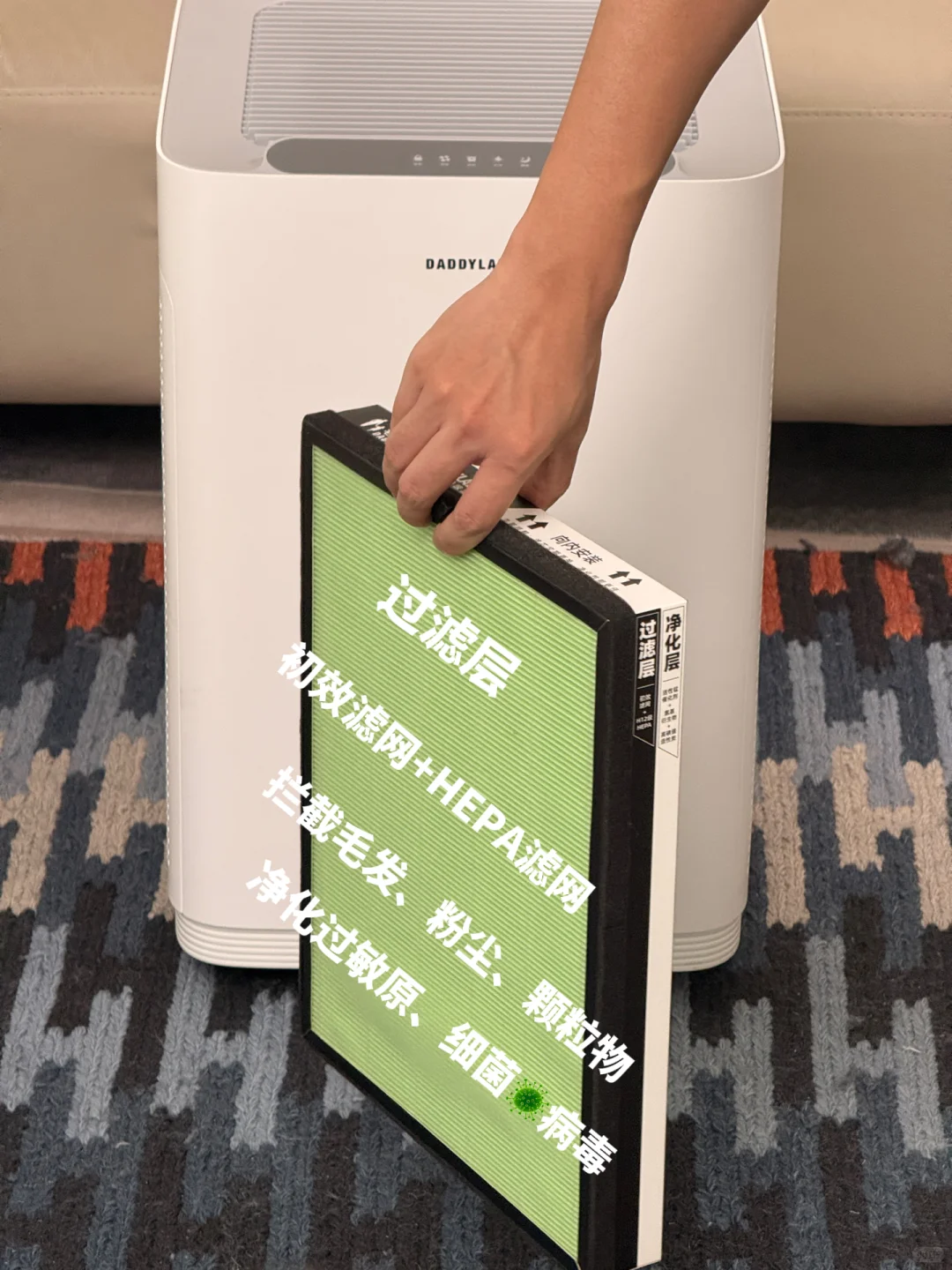 ?这个净化器的吸力也太强了叭！！