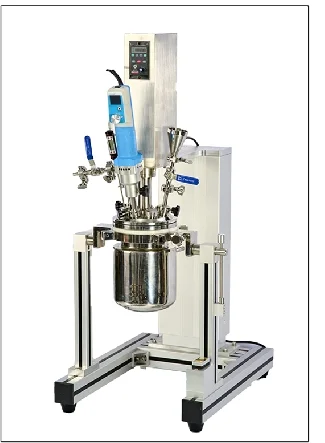 真空均质乳化机实验室不锈钢反应釜恒温制冷