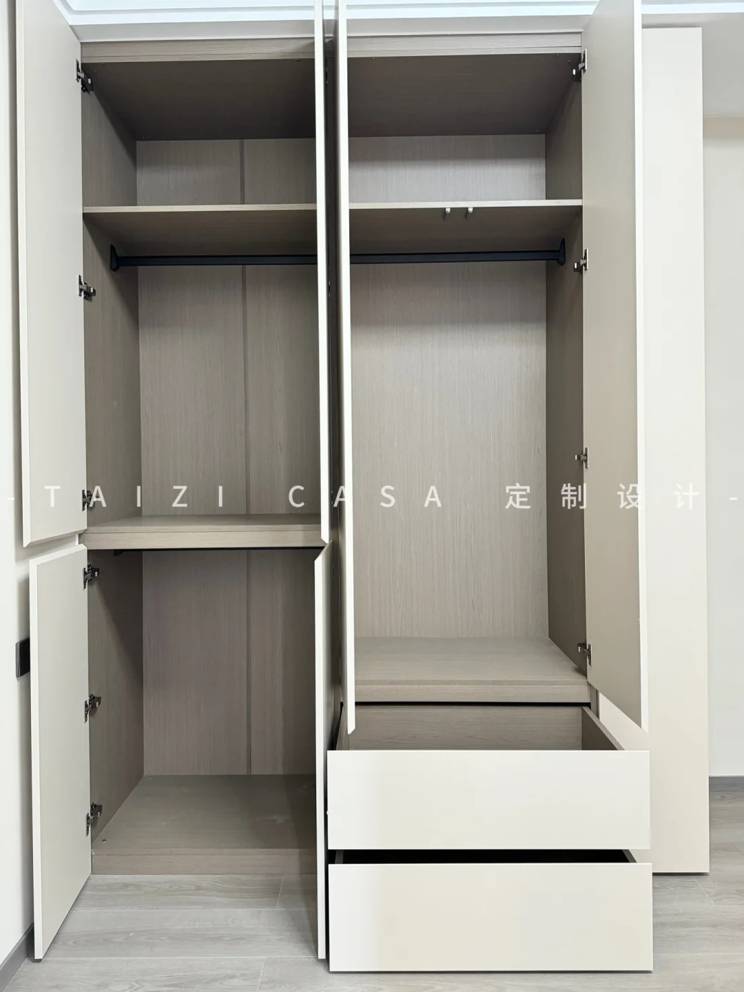 抄作业成功?有没有一样的分段衣柜?