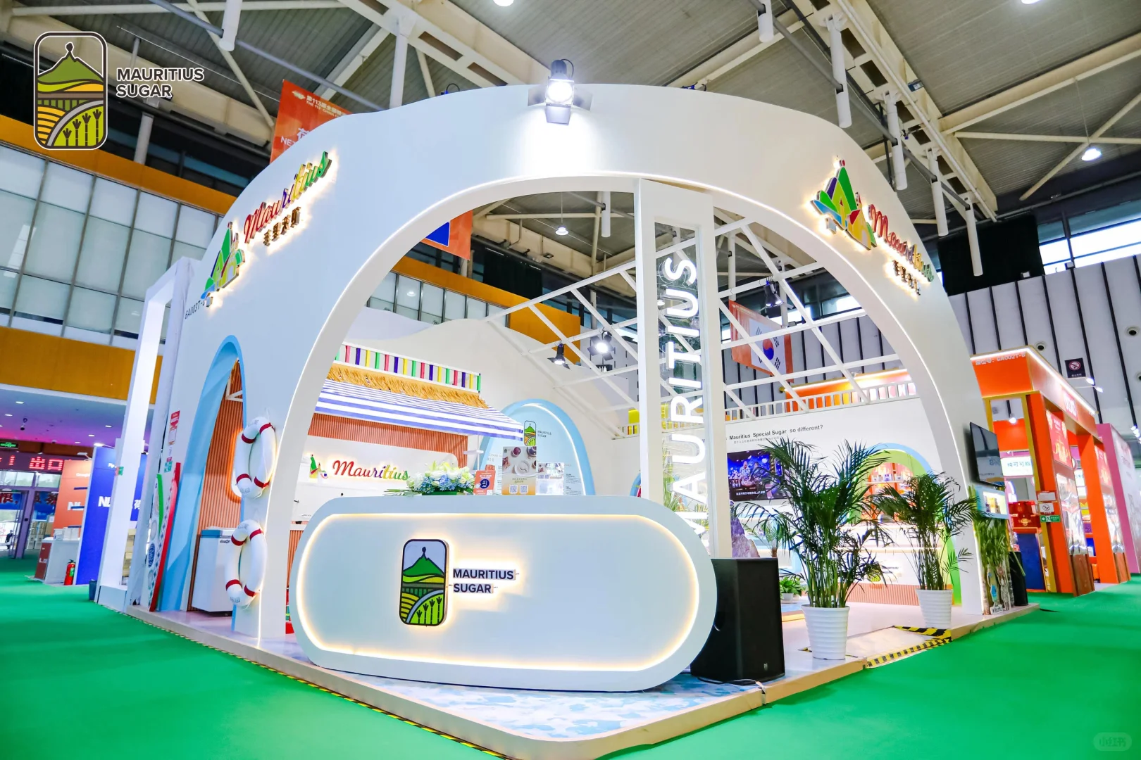 糖酒商品交易会‖毛里求斯展台‖合肥展陈