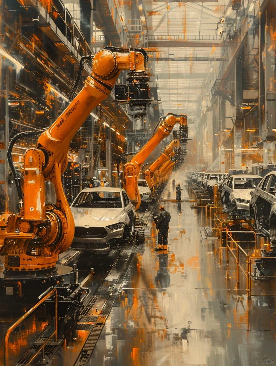 AI 新能源汽车生产线 ……