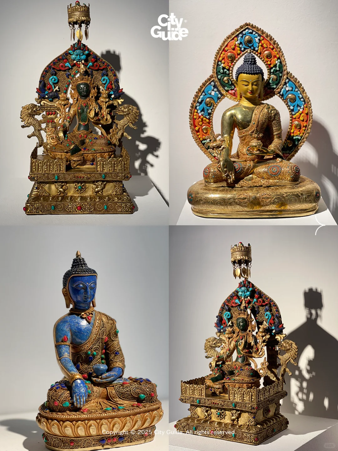 太震撼了!深圳最大规模黄金唐卡展!