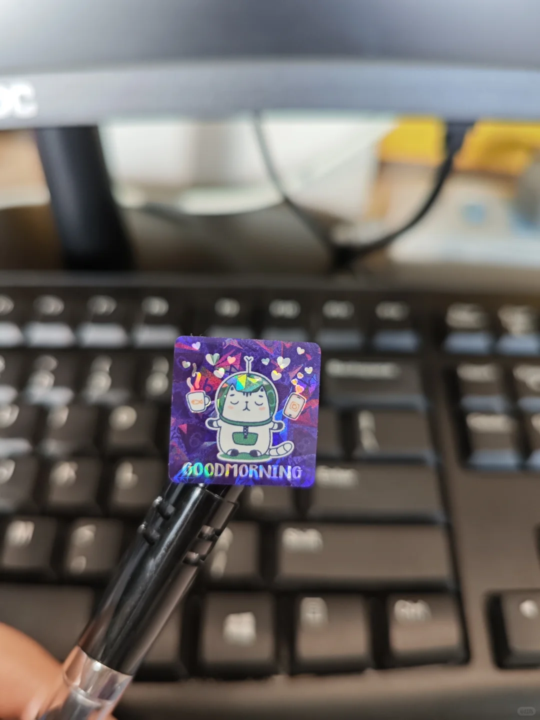 竟然有这么可爱的防伪标签