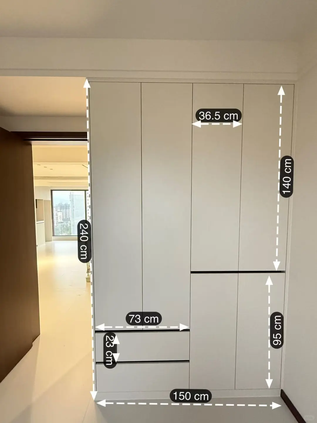 ✨ 极简衣柜｜小户型卧室必备 （附具体尺寸）