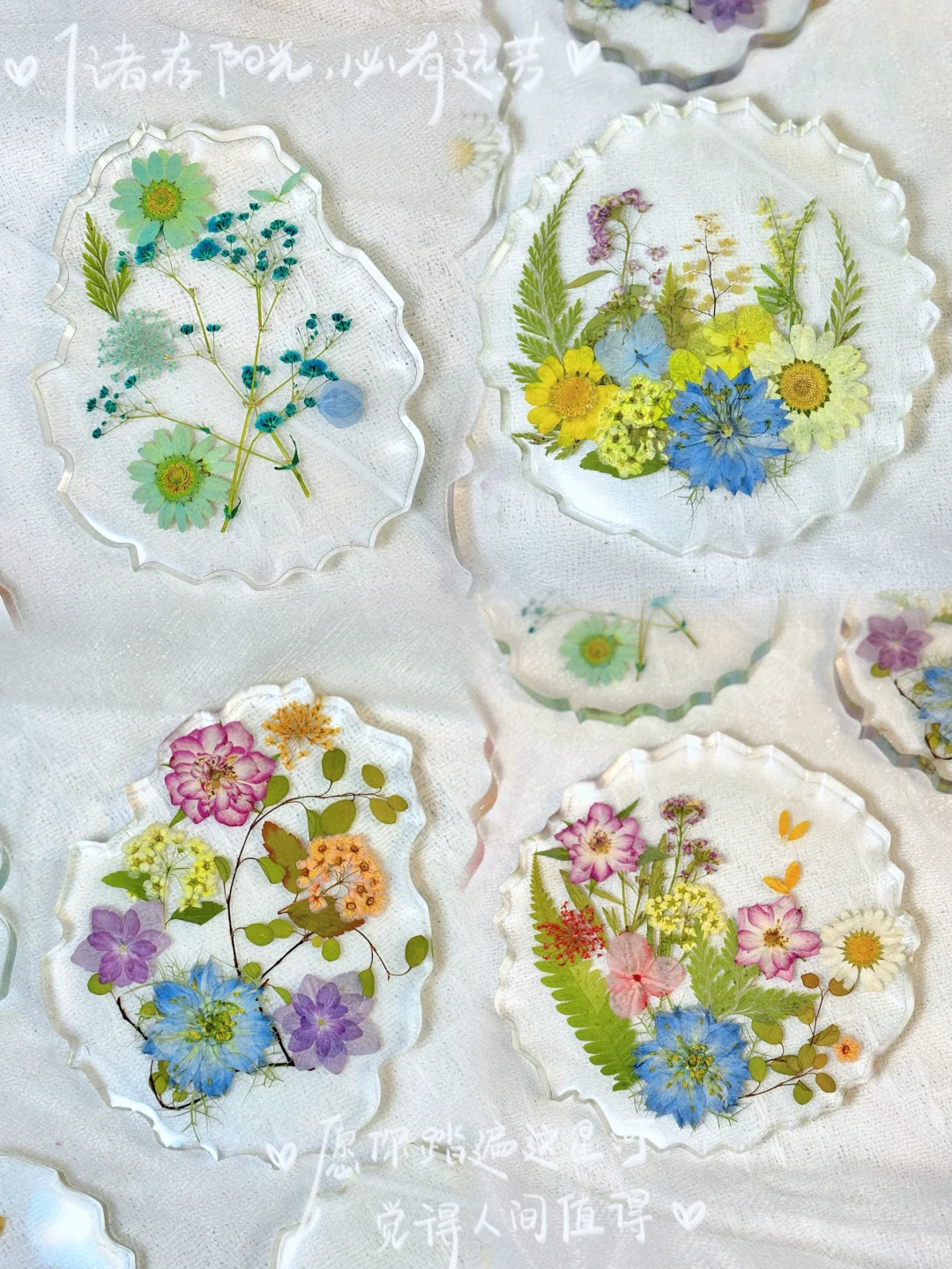 清远DIY滴胶杯垫｜定格大自然的美好和浪漫