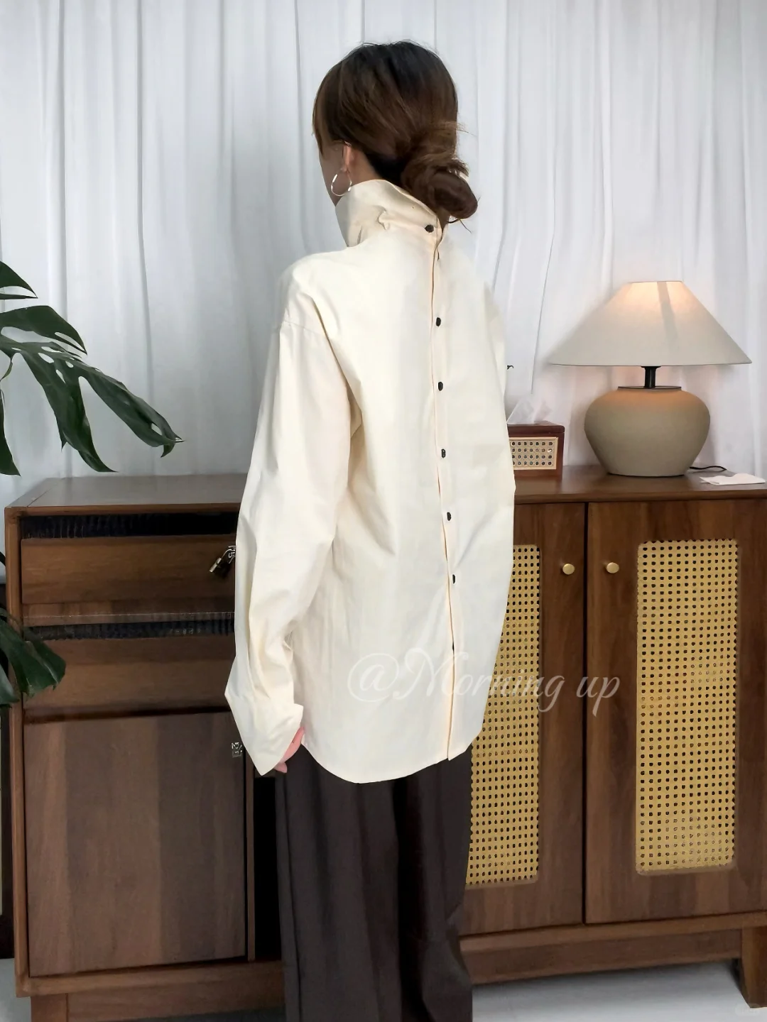 正反两穿/设计感衬衫