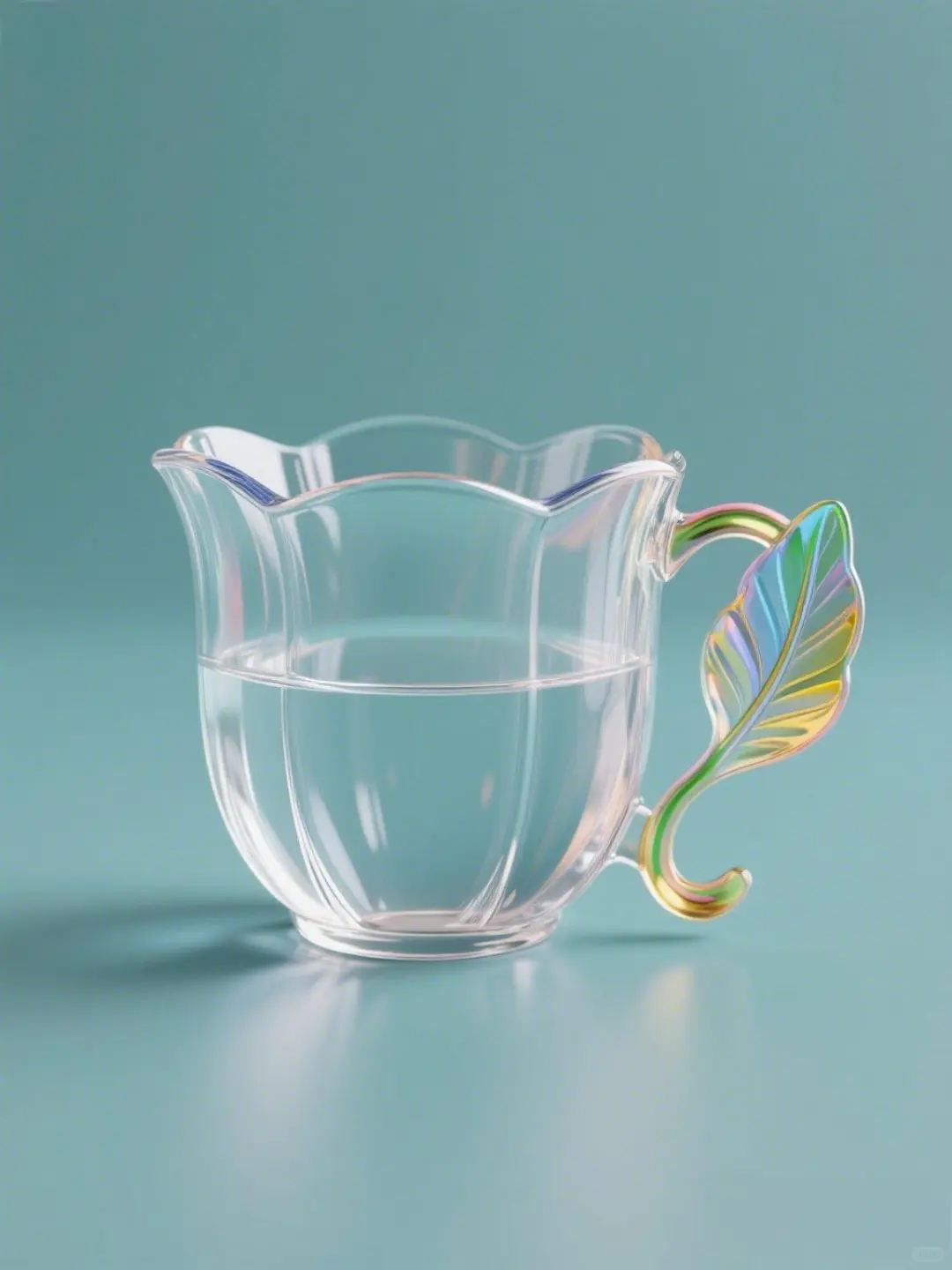 4月虞美人?：手绘臻彩艺术陶瓷玻璃杯