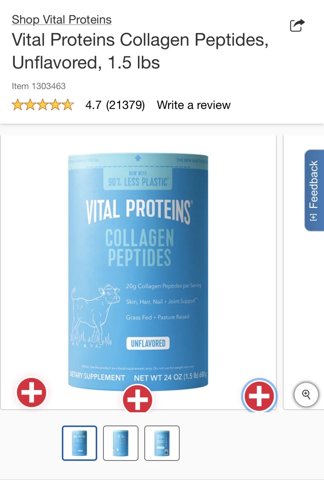 自从喝了胶原蛋白肽，皮肤好好哦！