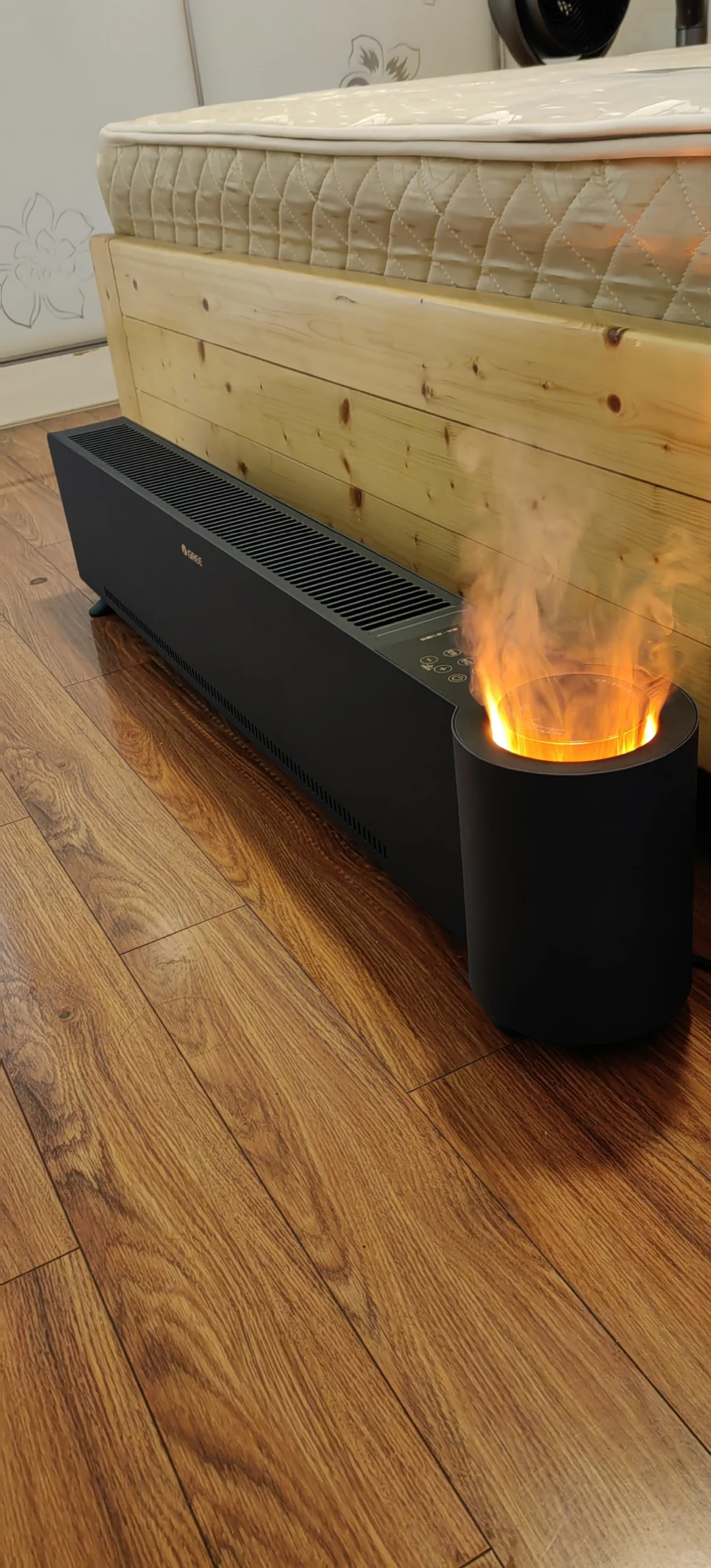 买的取暖器到货了，很暖和