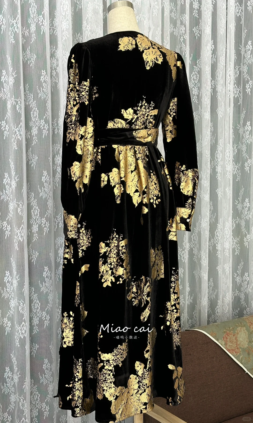 制版分享｜一片式法式连衣裙