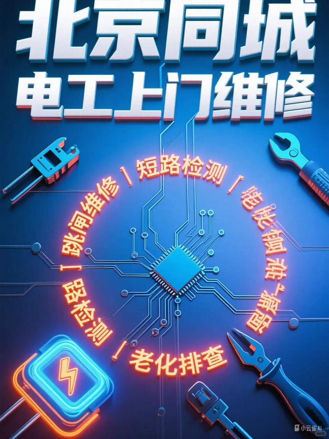 北京电工上门维修电路跳闸