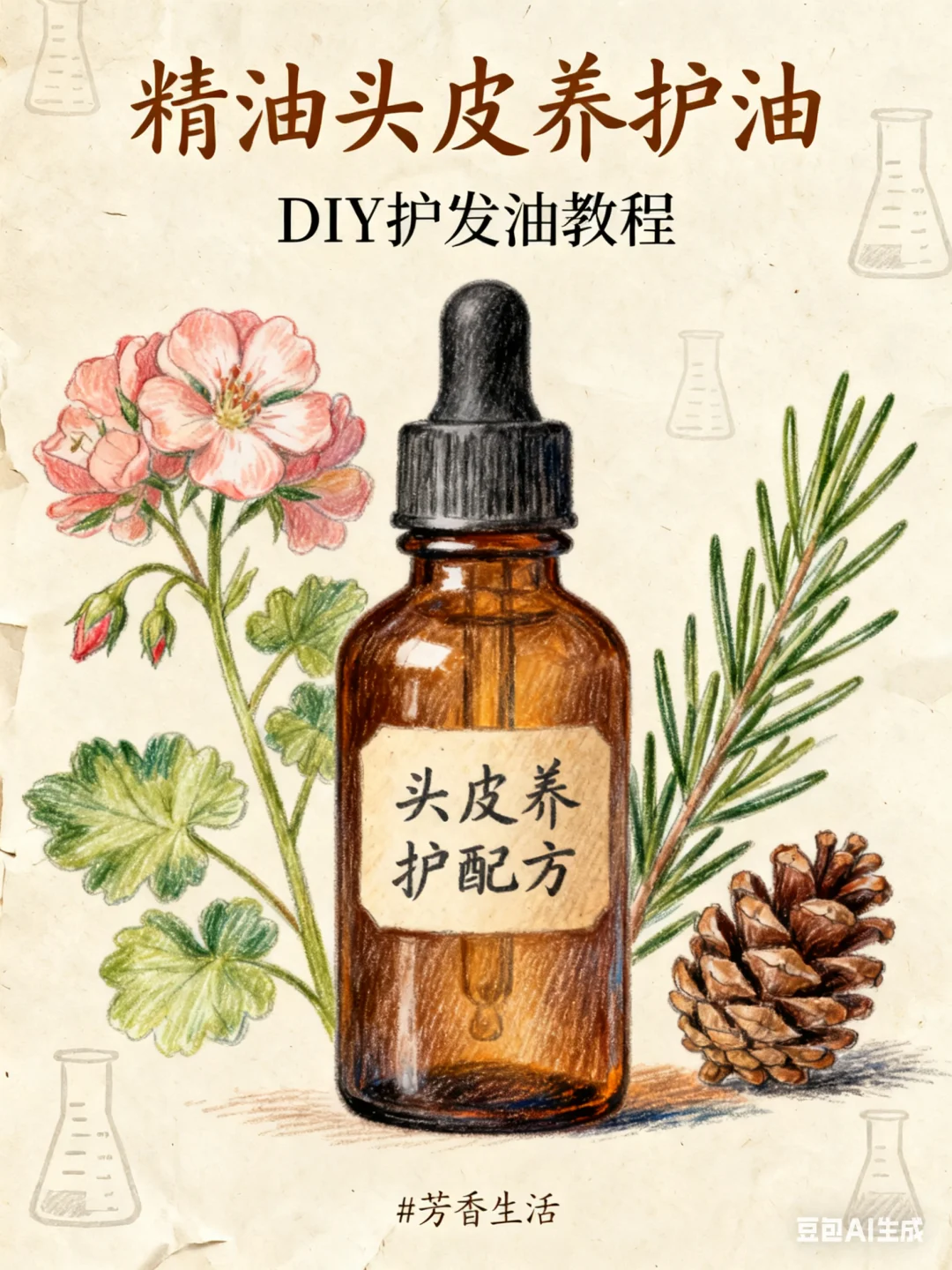 头皮养护｜用精油养发，简单又有效