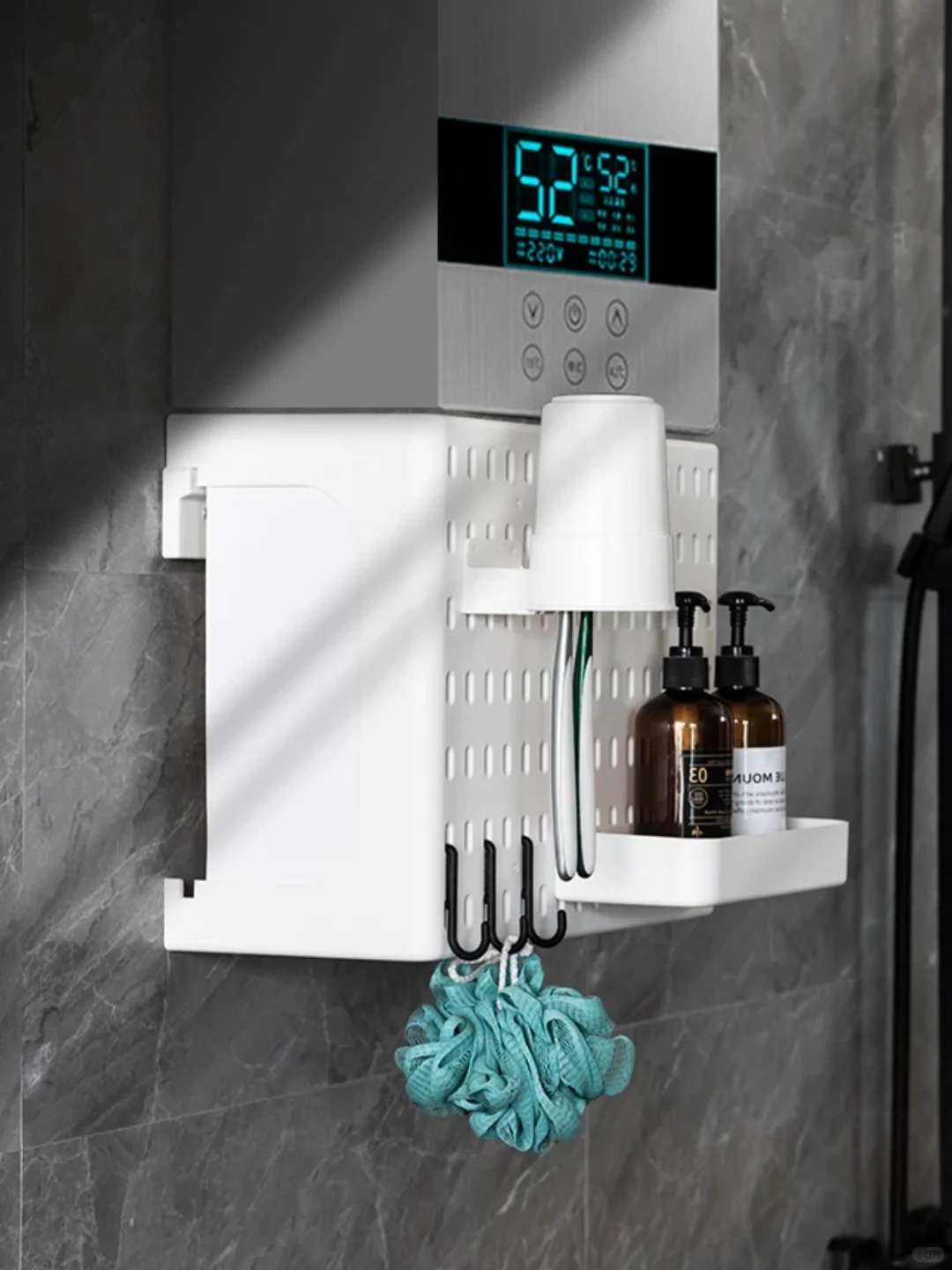 别让燃气热水器下方，毁了厨房的精致感！