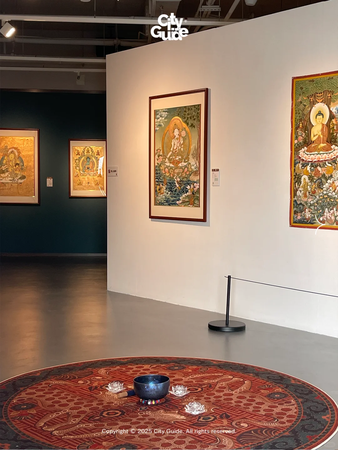 太震撼了!深圳最大规模黄金唐卡展!