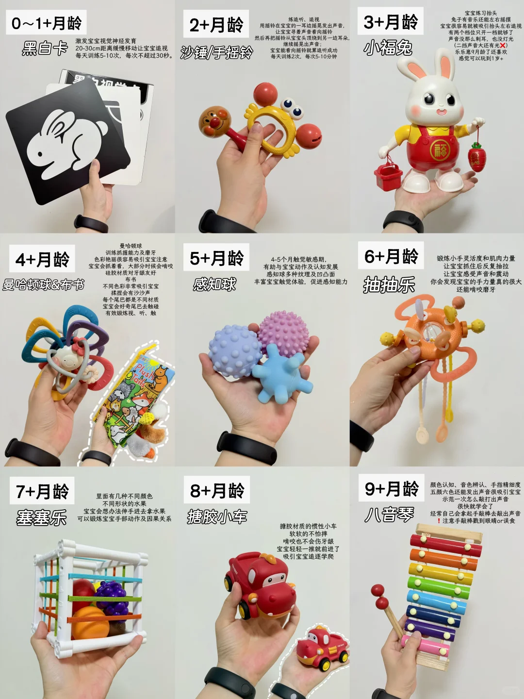 ?Share|宝宝不同月龄玩具只买这些就够了