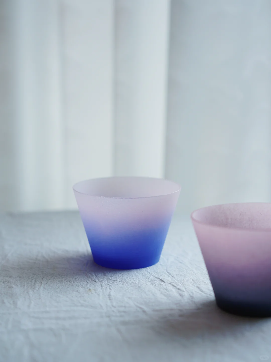 云汀手作|联名款粉烧玻璃猪口杯新颜色