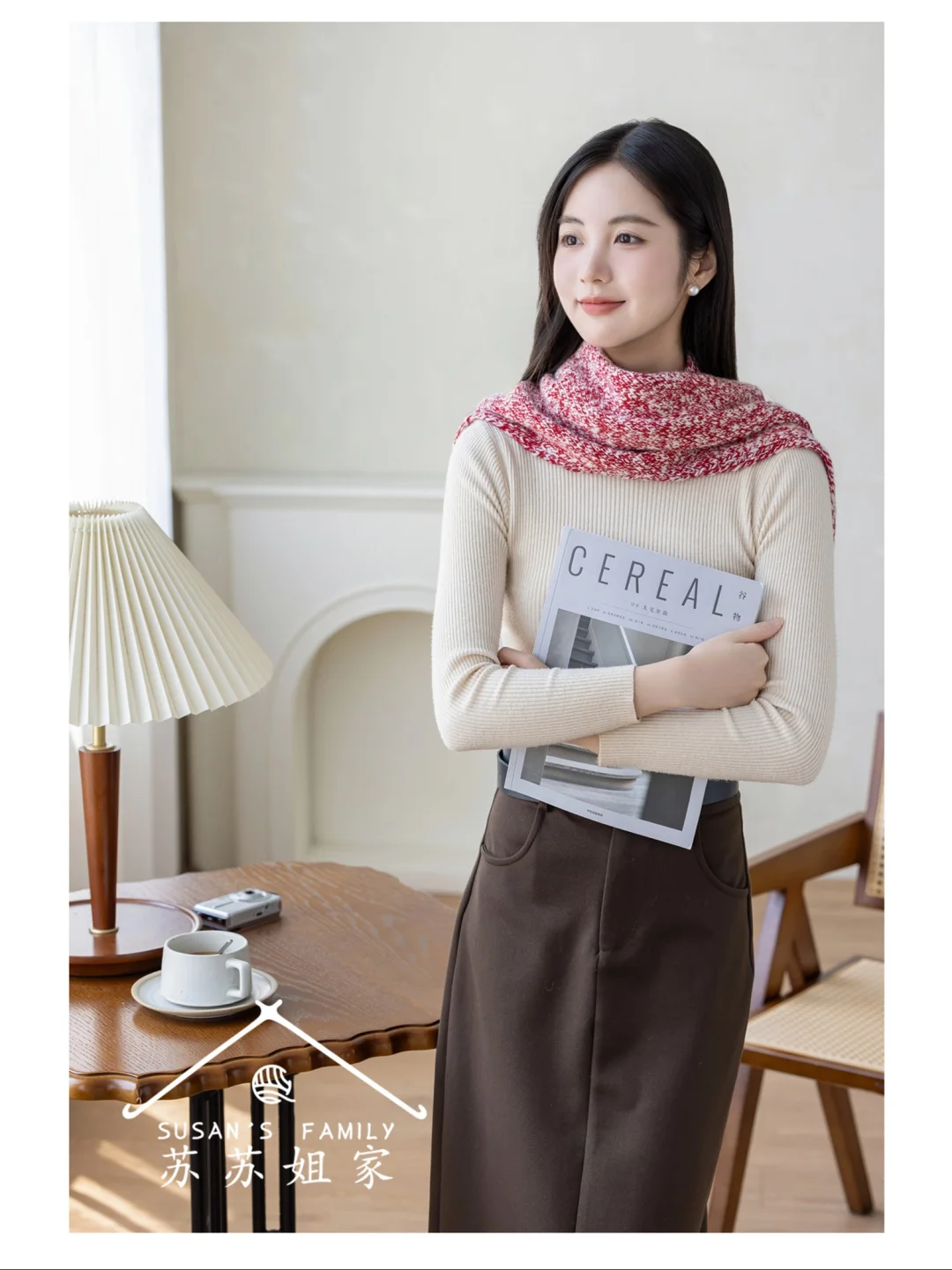 高级感拉满！?法式三角巾披肩图解分享