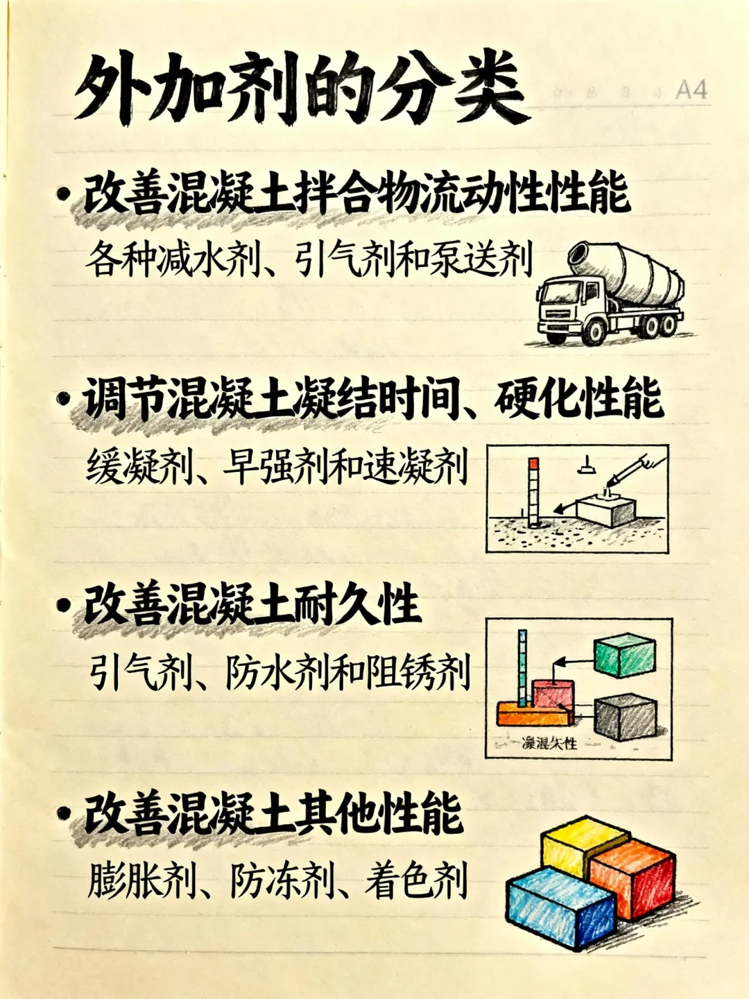 水泥的分类和技术要求，应用