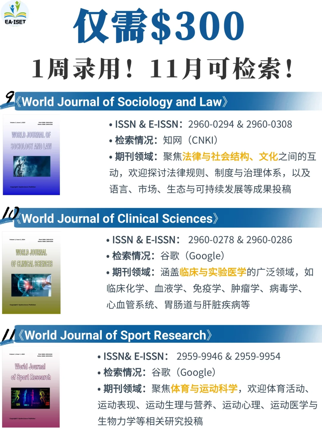 版面费：$300，1周左右录用，11月可检索！