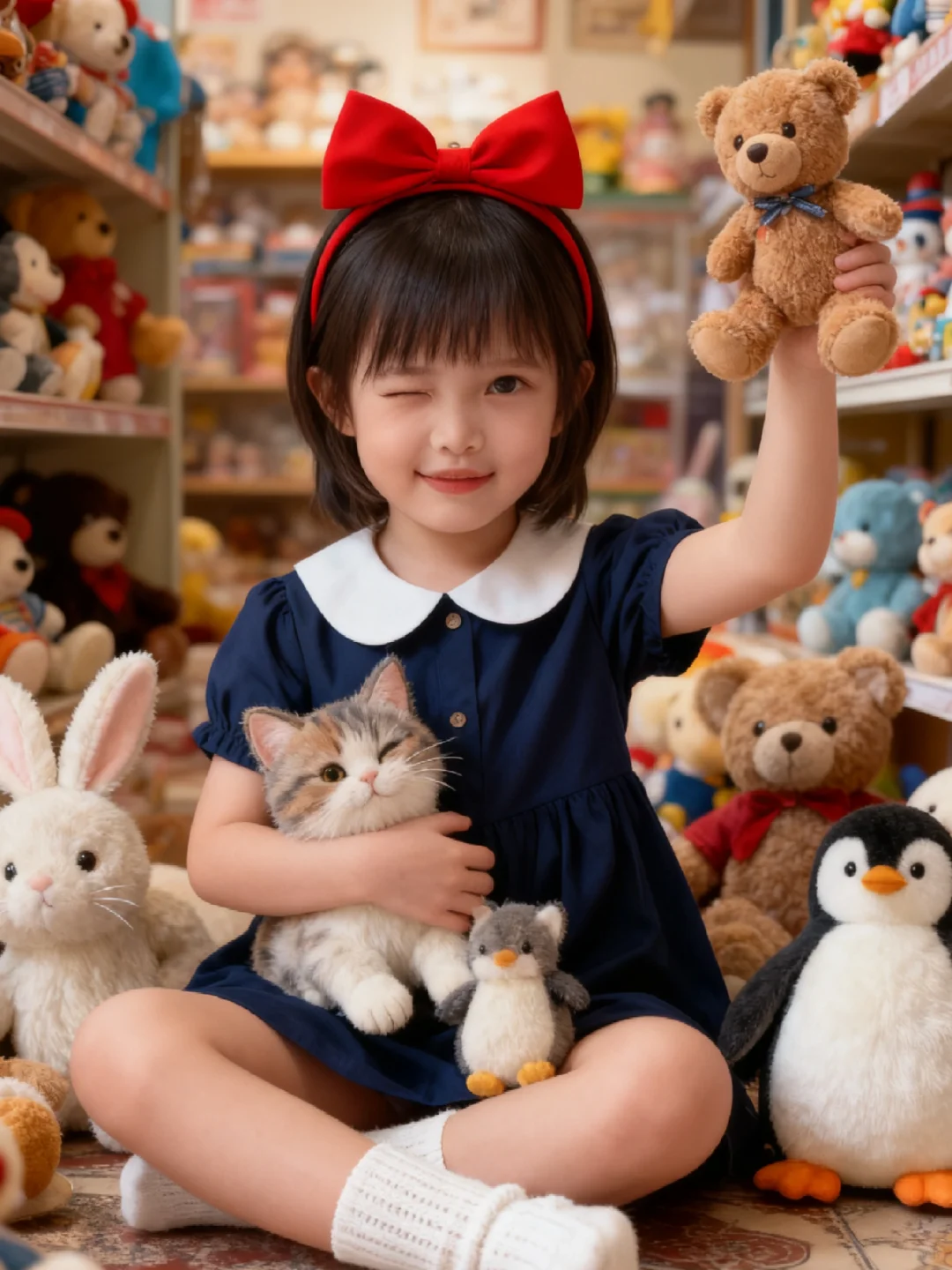 可爱到犯规啦！??今天是玩具店长噢~