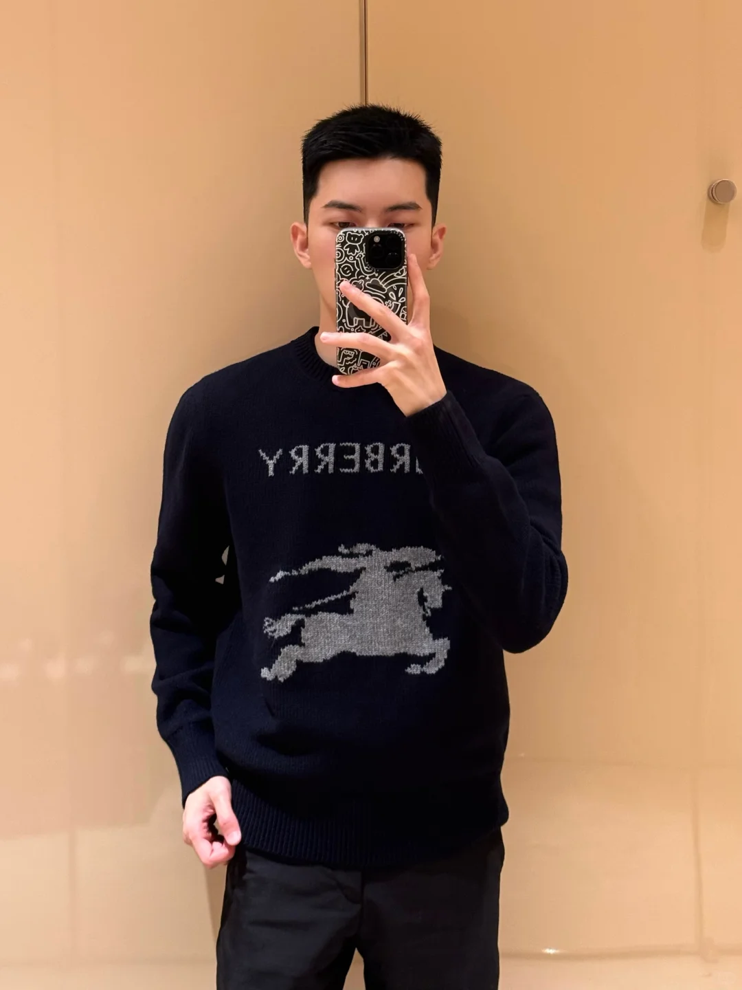 Burberry骑士徽标针织衫|典藏英伦风情!!